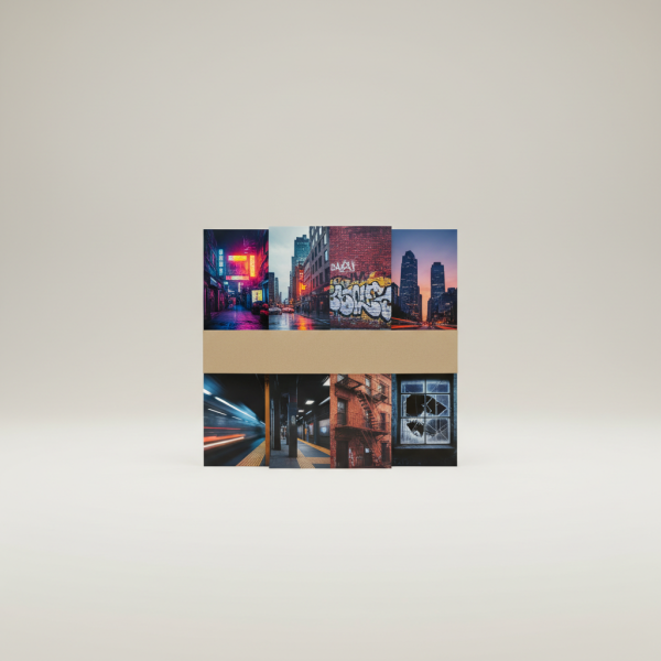 Nightgrid Street Print Set 8x10